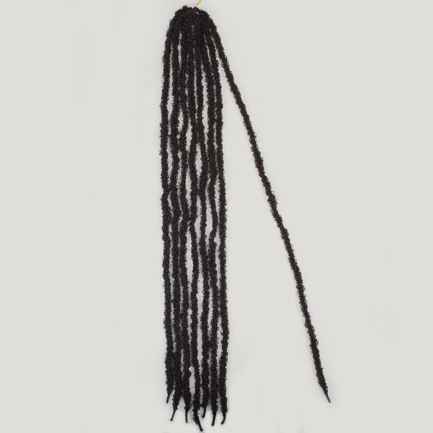 36 Inch Distressed Butterfly Locs Crochet Hair, 8 Packs Pre Looped Thick Distres