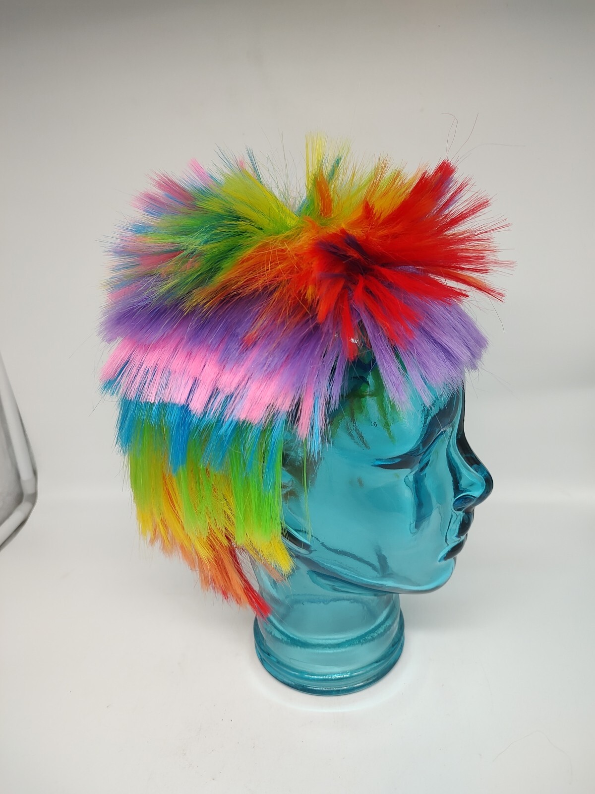 Imagineering Toyakalon Rainbow LGBTQ Gay Pride MULLET WIG,