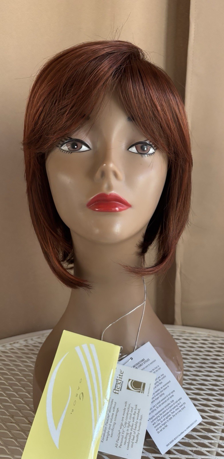 NEW GABOR Chic Choice Wig SZ AVG COLOR Sangria Inverted Bob FREE SHIPPING! Z-15