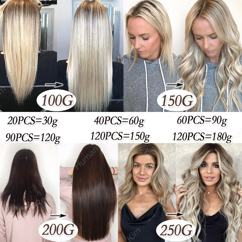Seamless Stick Glue Tape in Skin Weft 100% Human Remy Hair Extensions Hair Piece