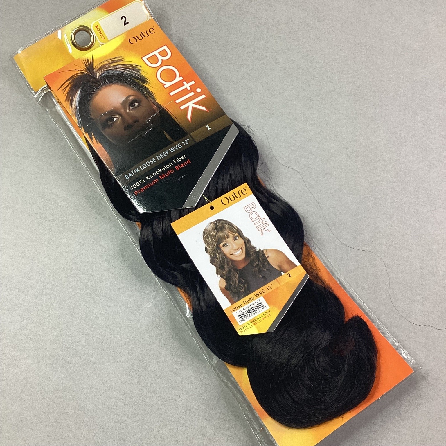Outre Batik Loose Deep WVG 12″ Hair Extensions Kanekalon Fiber Color 2