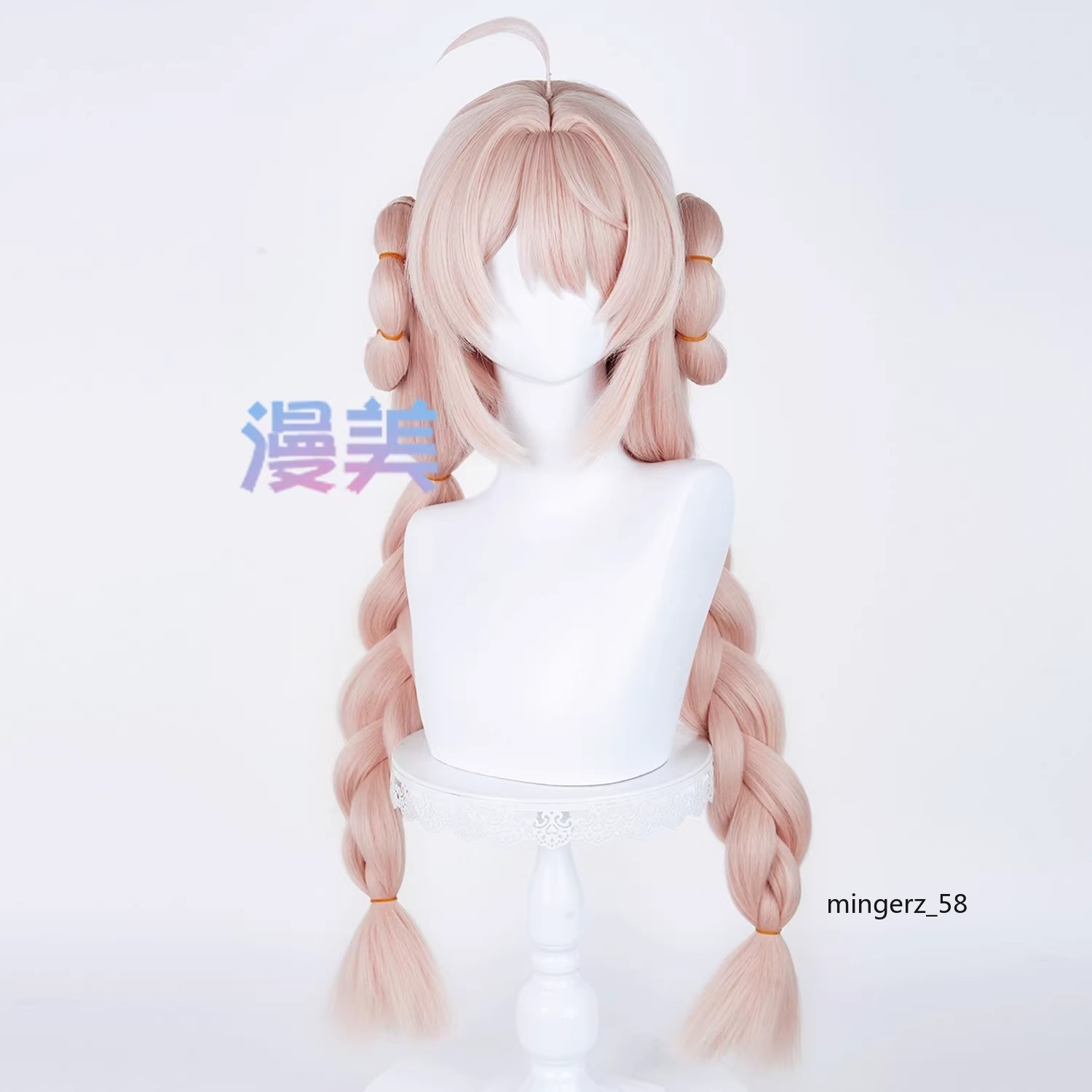 ZZZ Zenless Zone Zero Zhao Pink Long Hair Wig Halloween Cosplay Hairpiece Prop