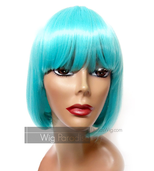 West Bay Sepia Synthetic Straight Silky Bob Style Cosplay Costume Cindy Wig