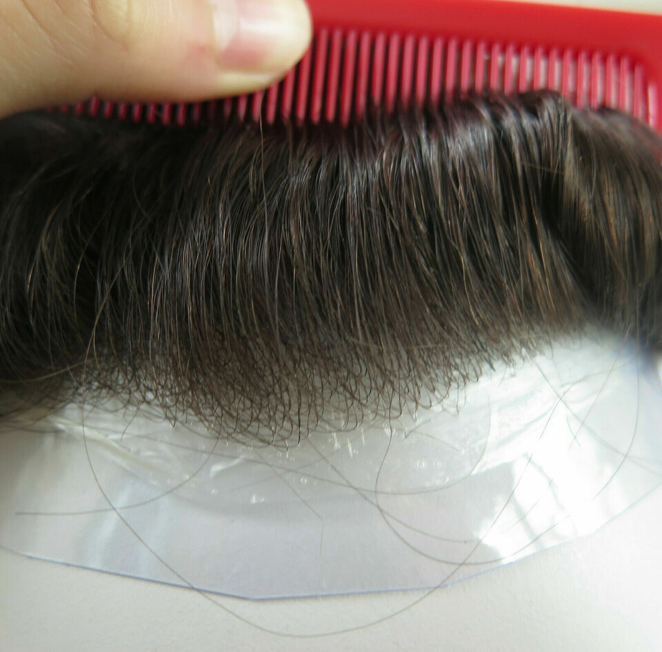 Hair Replacement Thin Skin Toupee All Colors Hairpieces PU System Wig For Men