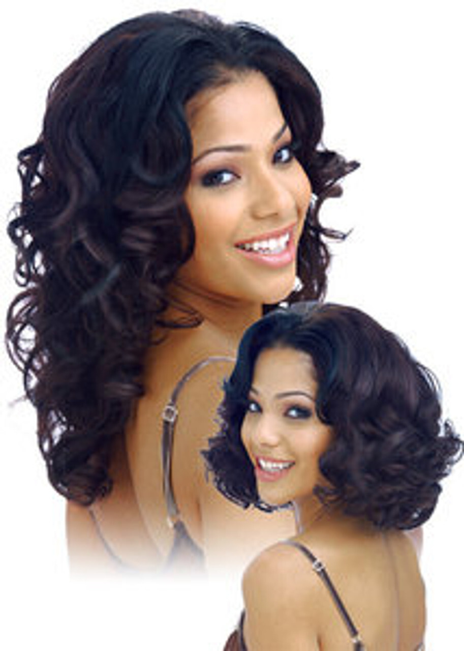 Model Model Dreamweaver Perfect 4pc 100% Human Hair FRENCH ROLL Style