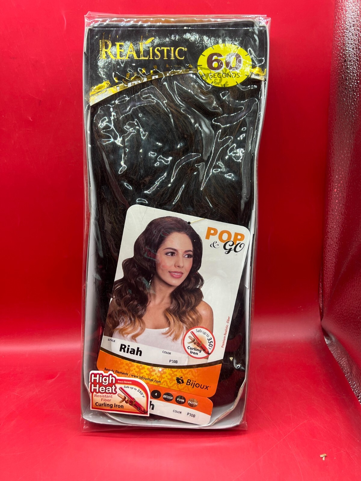Bijoux Realistic Wig- Brand new (Choose Style and Shade)