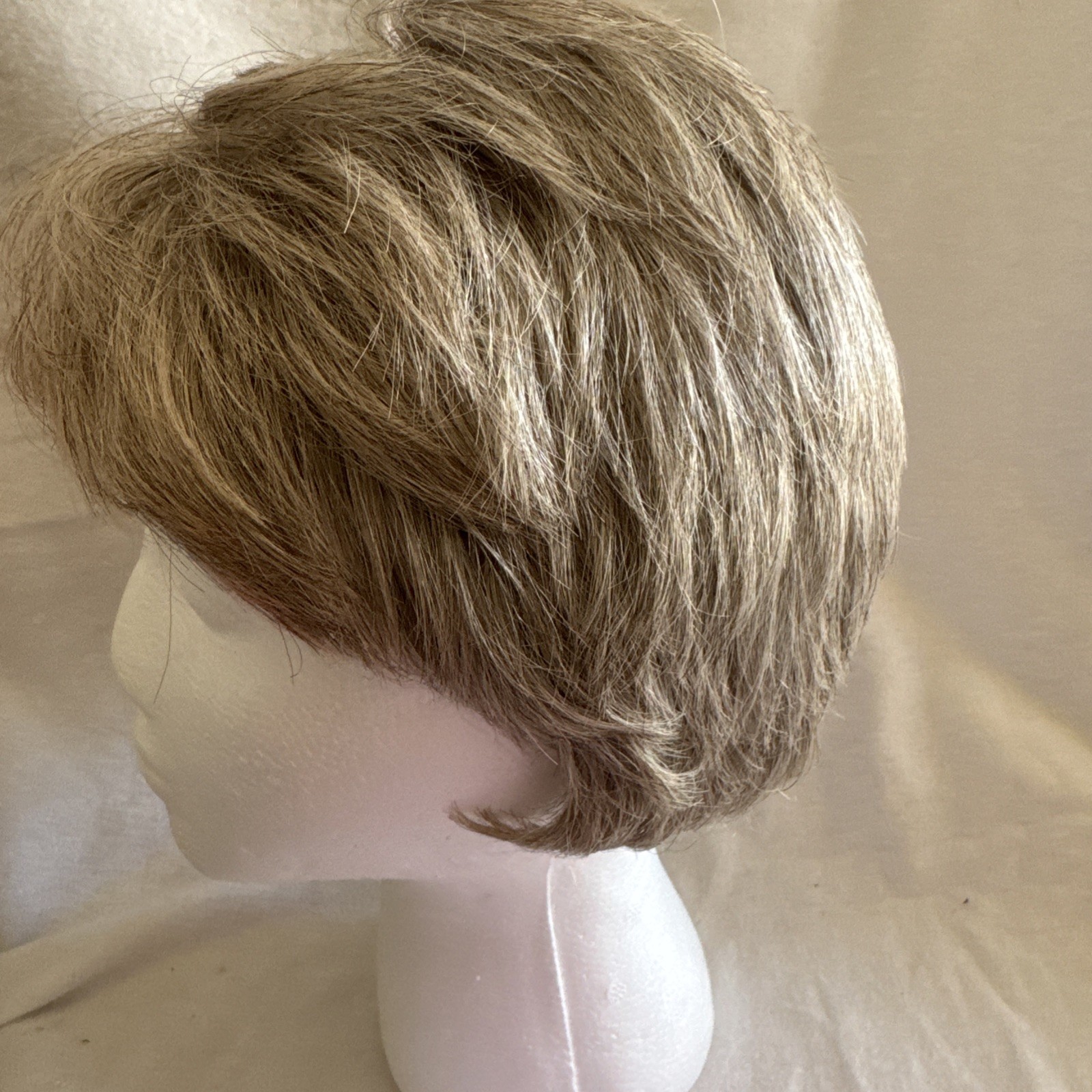 Paula Young Wig A209456P CELEBRITY 56 P Silver 90% Gray 10% Brown/Black NIB