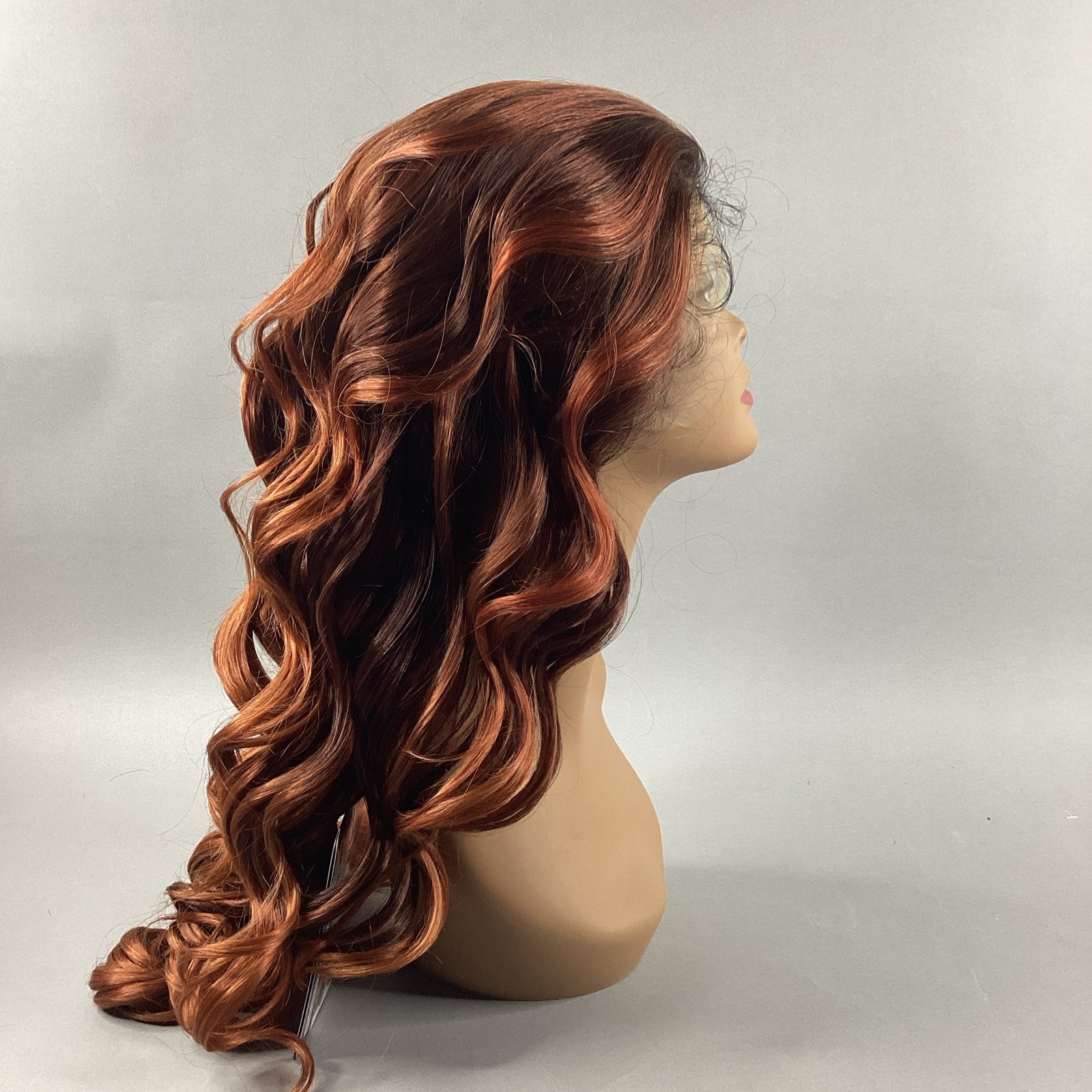 Perfect Hairline Charisma Long Wavy #DRFF Cajun Spice Synthetic Lace Wig
