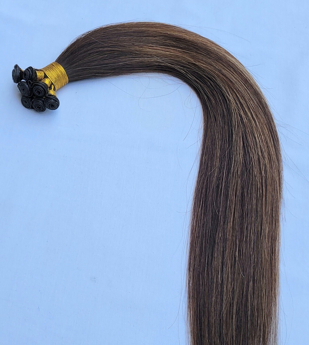 18″, 20″, 22″ Hand-Tied Weft, 100 grams, Human Remy Hair Extensions #B2/6