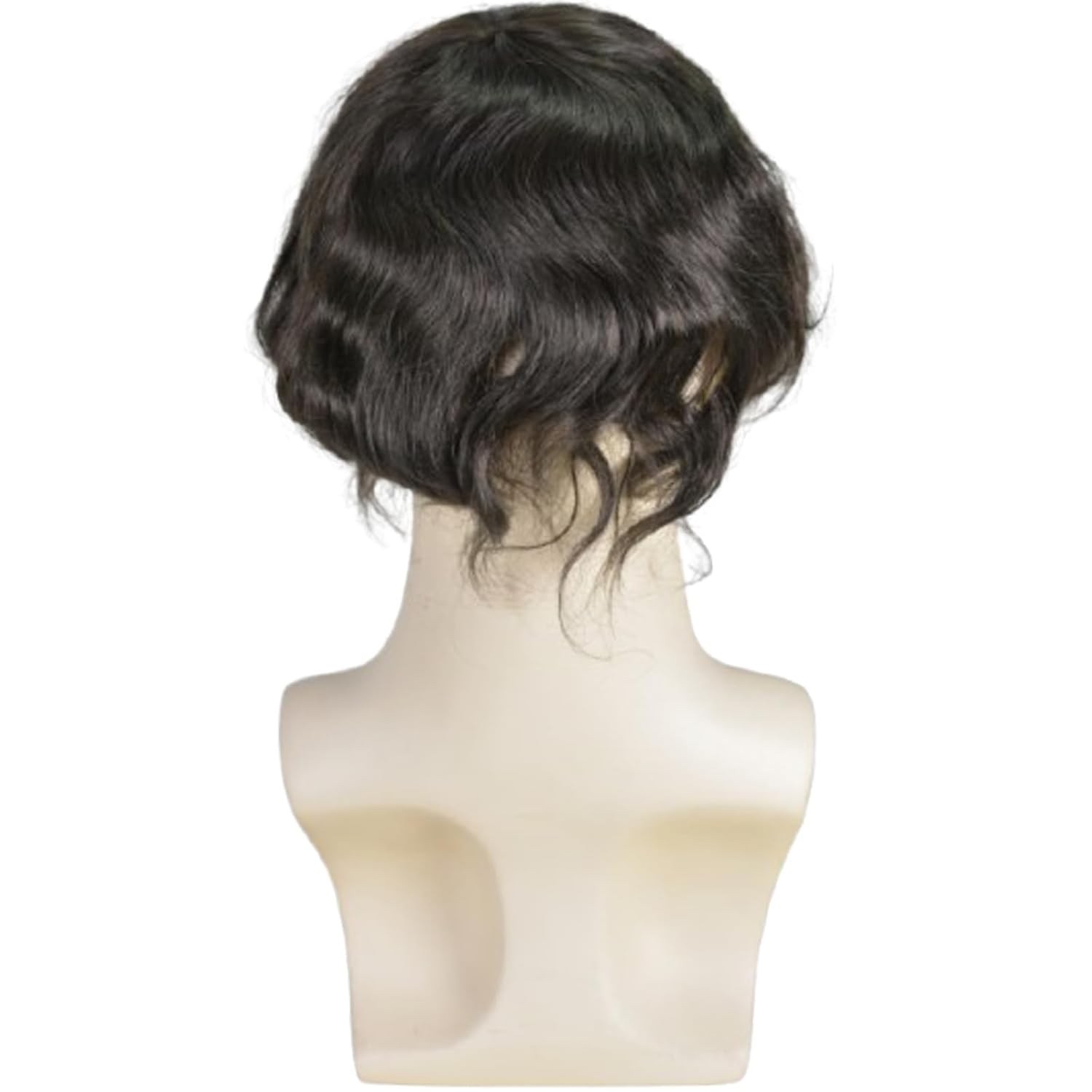 Durable Men’s Hair System French Lace Front Fine Mono & Skin PU Around Men’s Tou