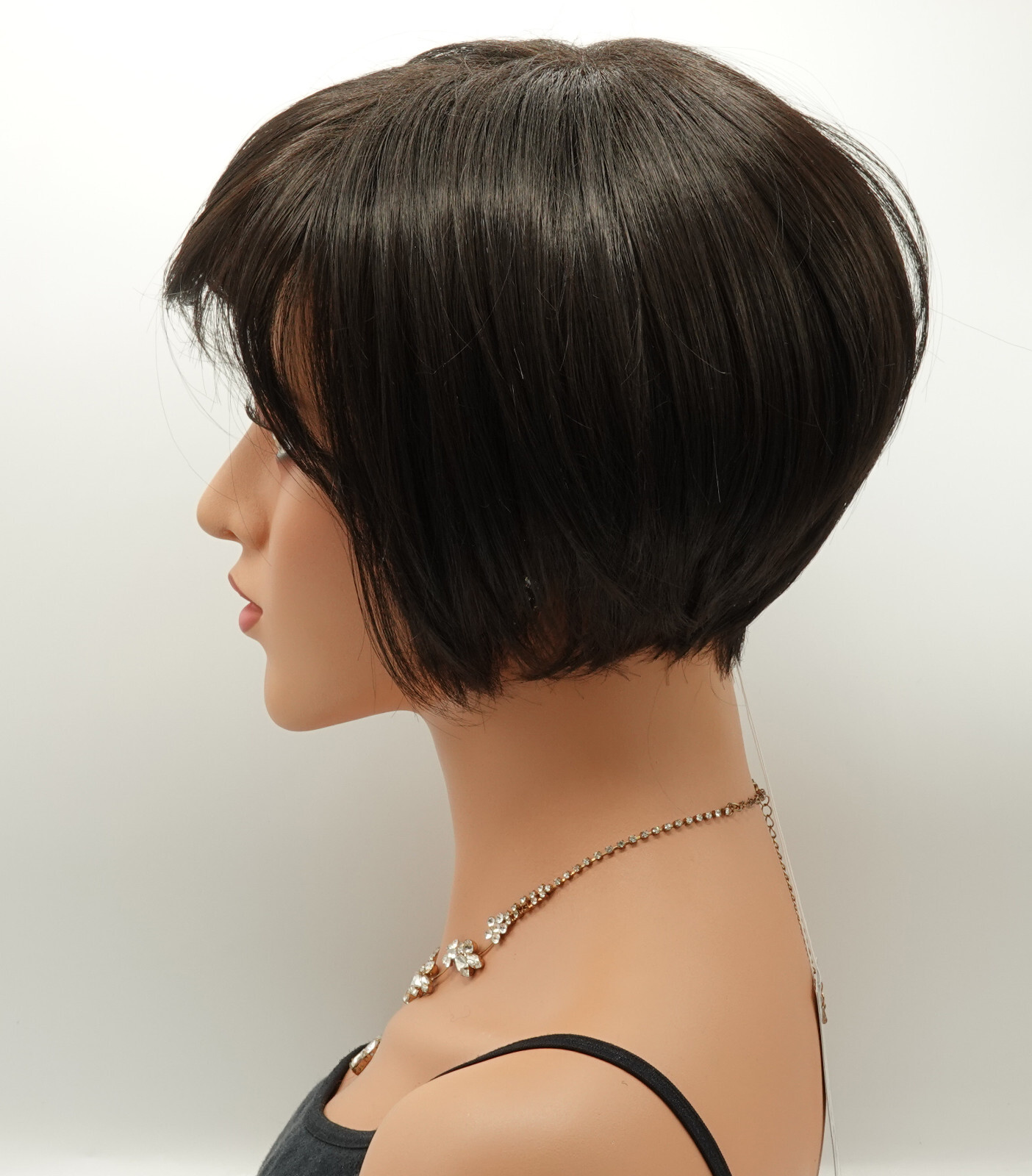 LAYERED BOB Wig by HAIRDO, R4 Midnight Brown/Dark Brown, HeatFriendly