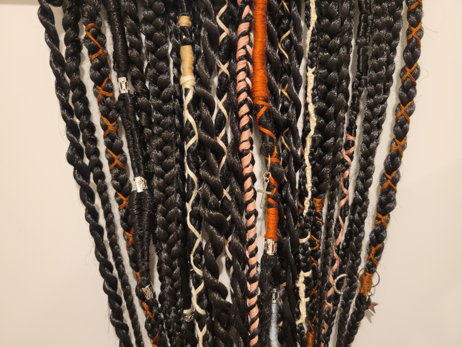Synthetic Dread Extensions( Set) Handmade /Single ended Boho Locs & braids hair