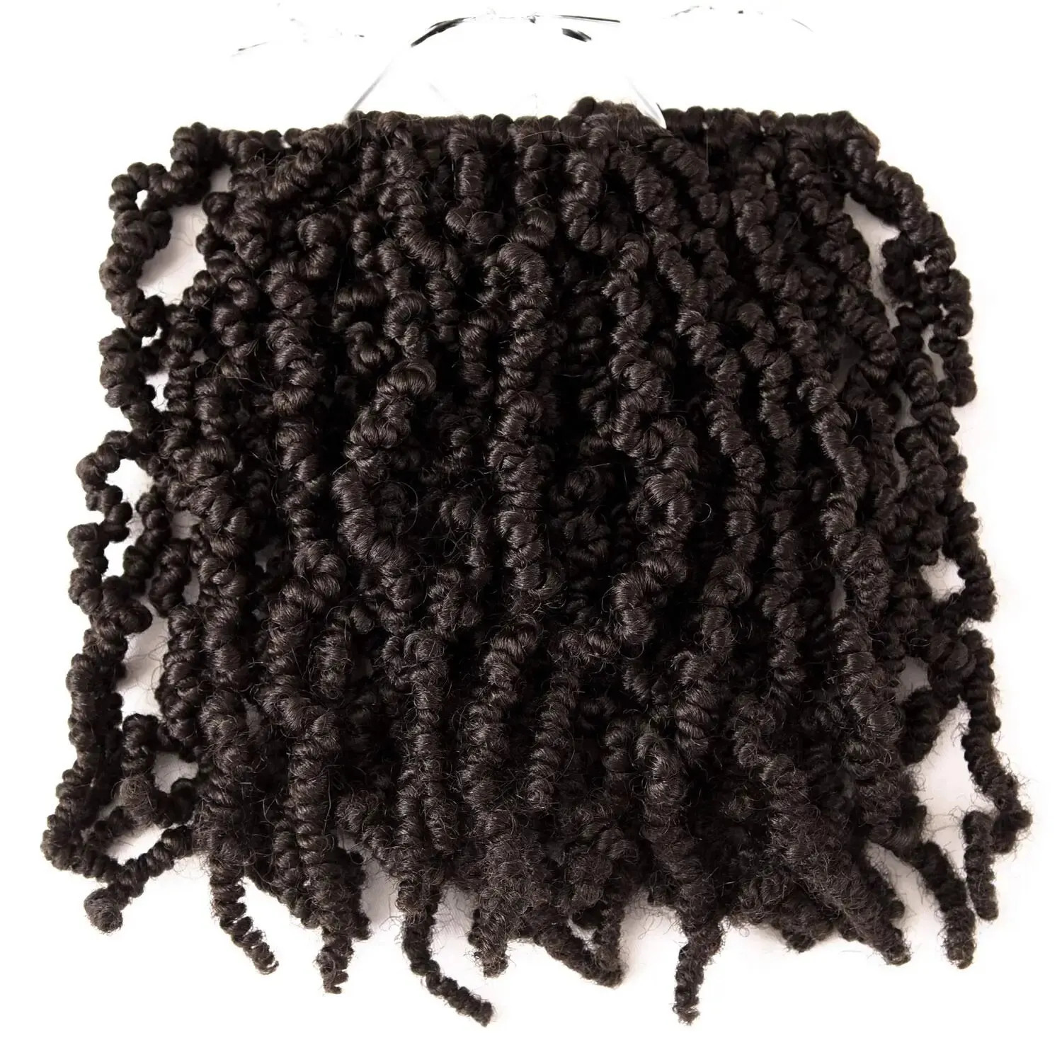 Short Curly Spring Pre twisted Ombre Synthetic Crochet Braids Hair Extensions