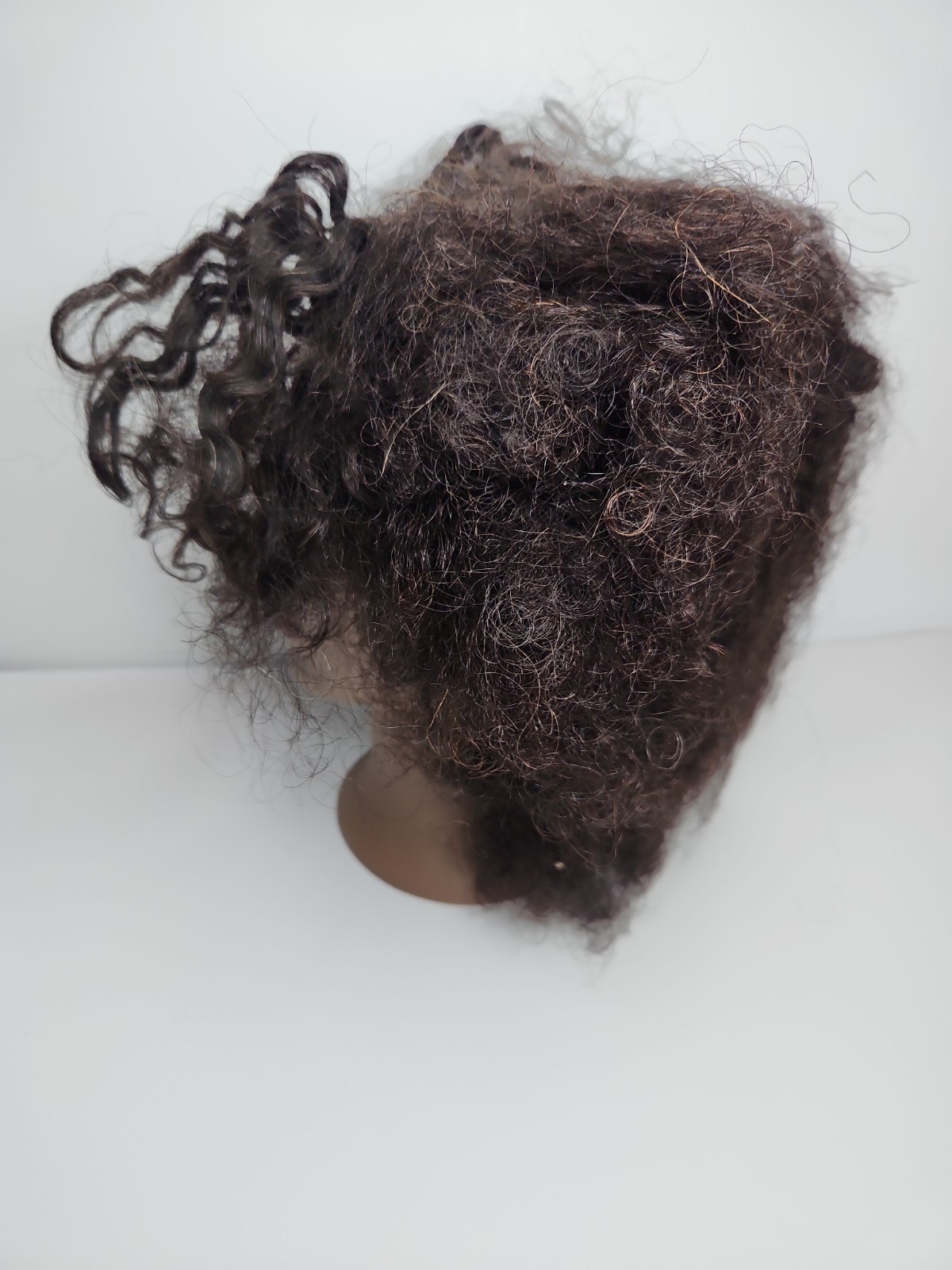 African American Mannequin Head with 100% Human Hair for Styling & Braiding