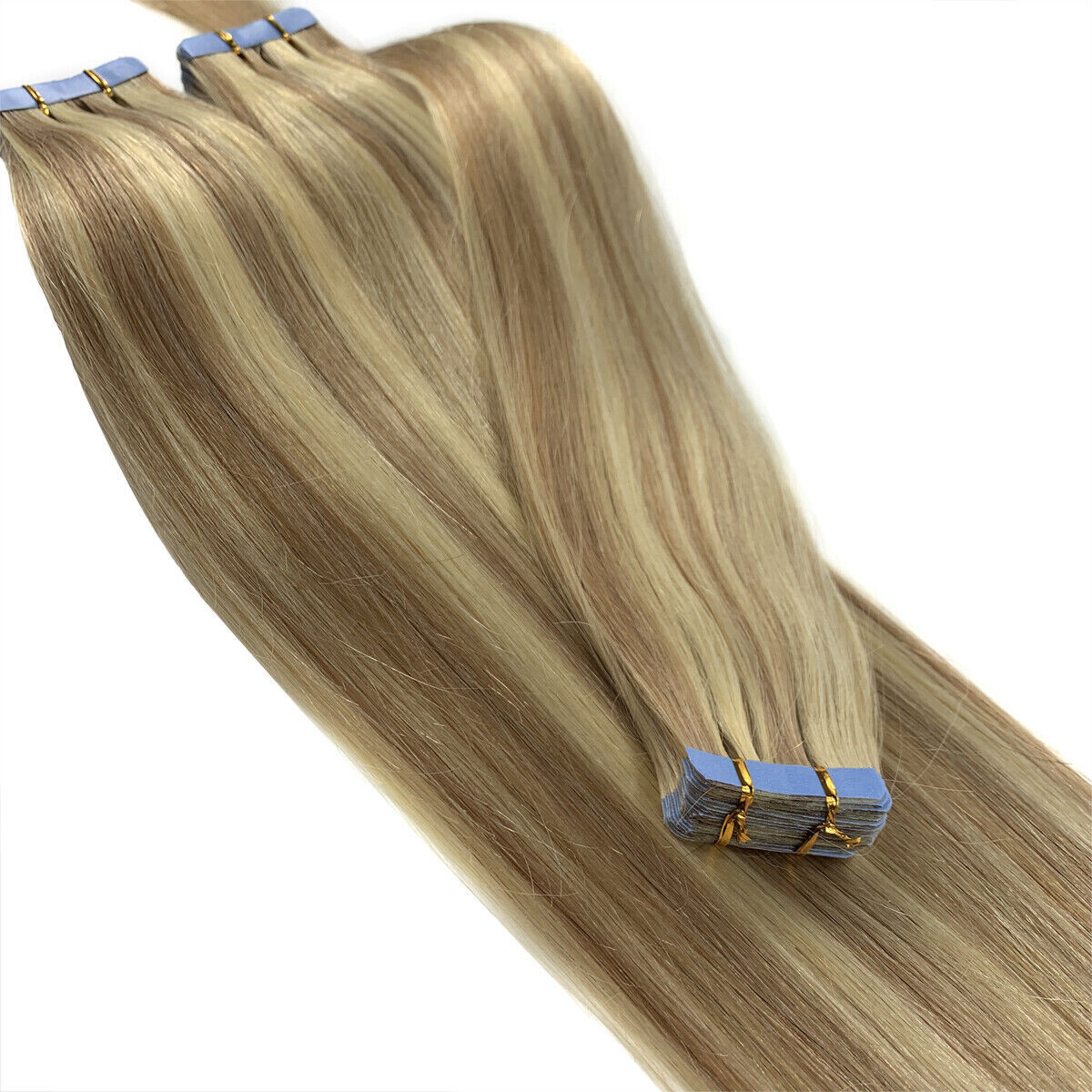 Tape In Hair Extensions Real Human Hair Skin Wefts Remy Cuticle European Hair12A