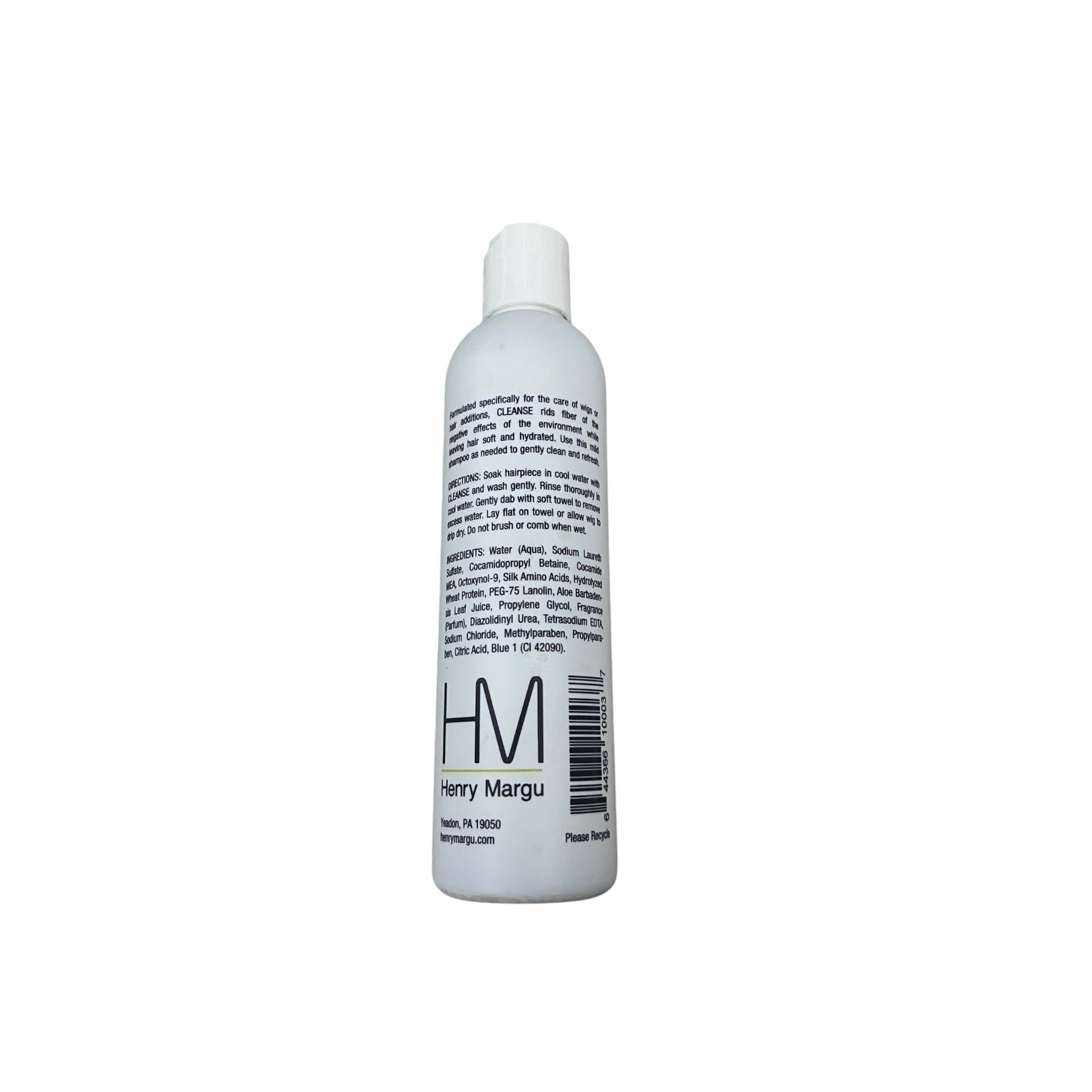 Henry Margu Cleanse Shampoo 8 fl. oz for Wigs Or Hair Additions