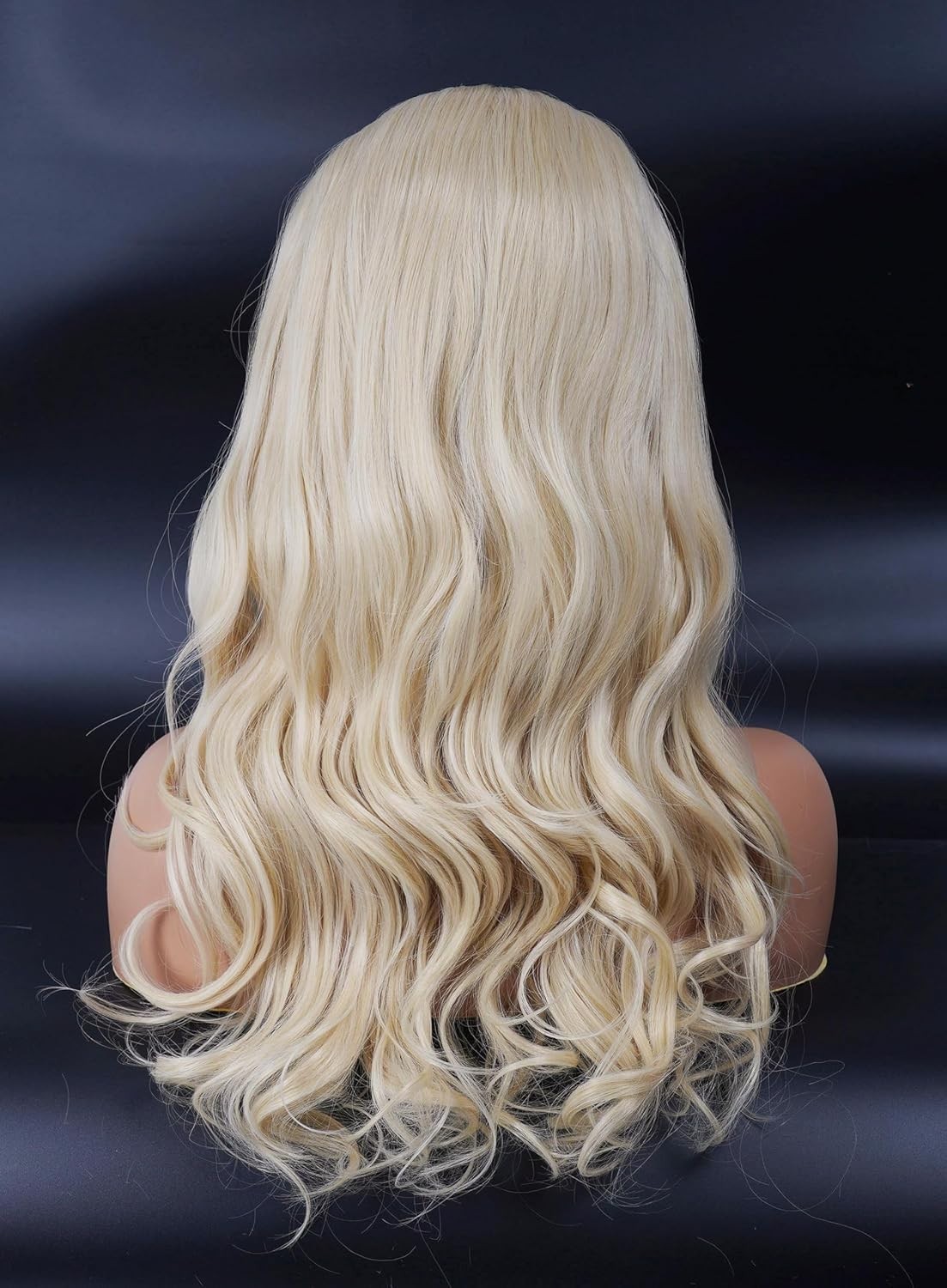 Blonde Long Wavy Wig Retro Beehive Bouffant Women’s 80s Costume Halloween Party