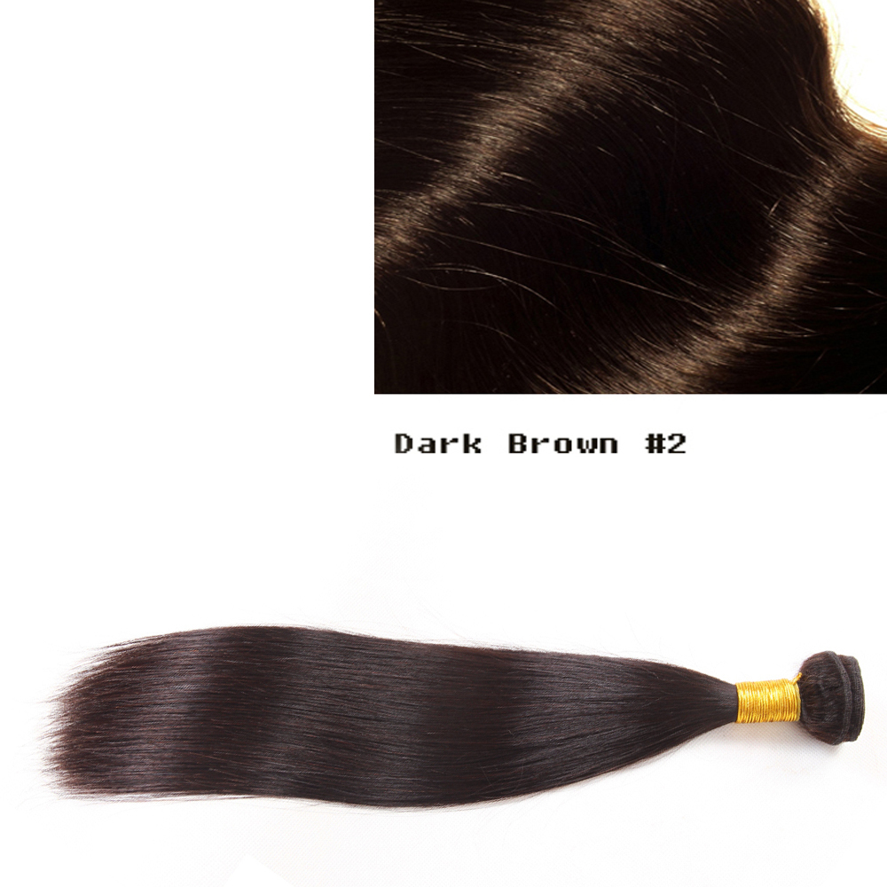 Silky Straight Brazilian Virgin Remy Human Hair Bundle Extra Thick Weave 1 or 3
