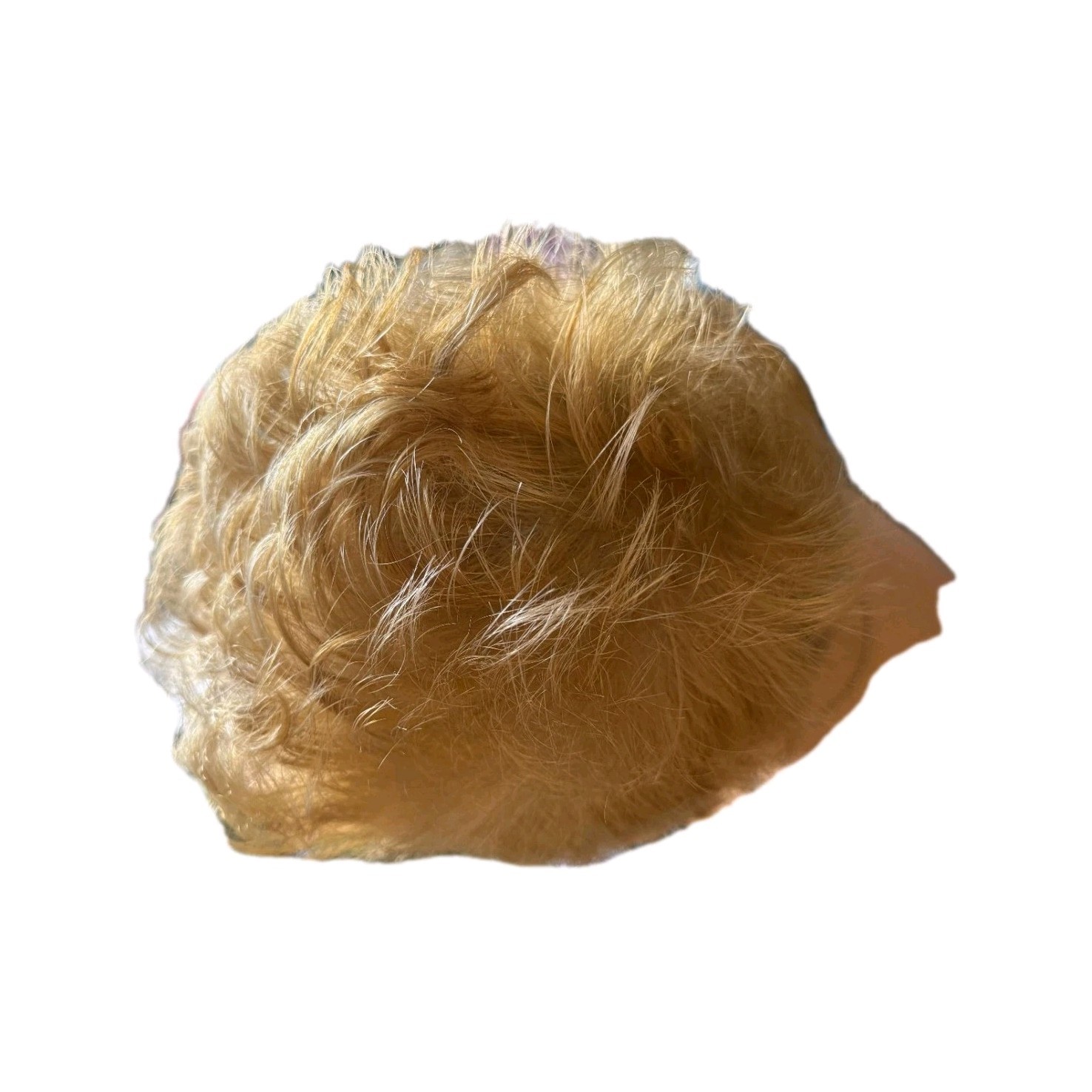 Blond Wavy Hairpiece Toupee for Women