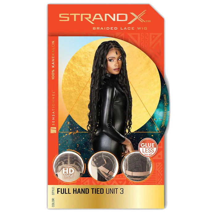 Sensationnel Strand X Glueless HD Full Lace Hand-Tied Braided Wig – UNIT 3
