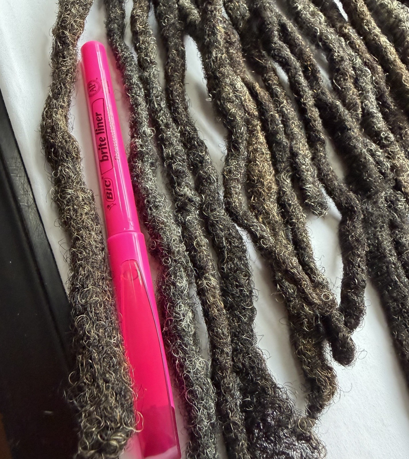 100% Real Naturally Grown Human Hair DreadLocks 37pcs Up To 15” Long 1.5cm +