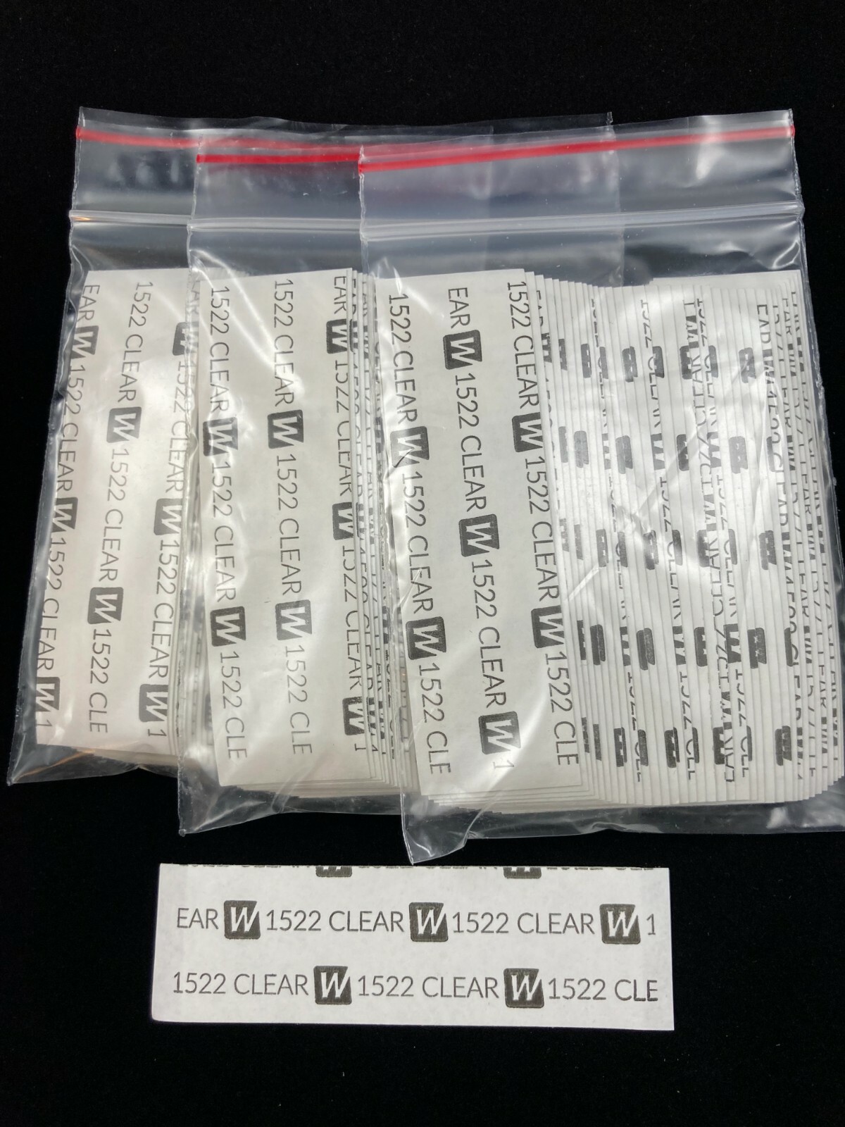 Walker 3M 1522 Hairpiece Tape 108 Pc 1” x 3” Straight Poly Wig 3 Packs PRIVATE