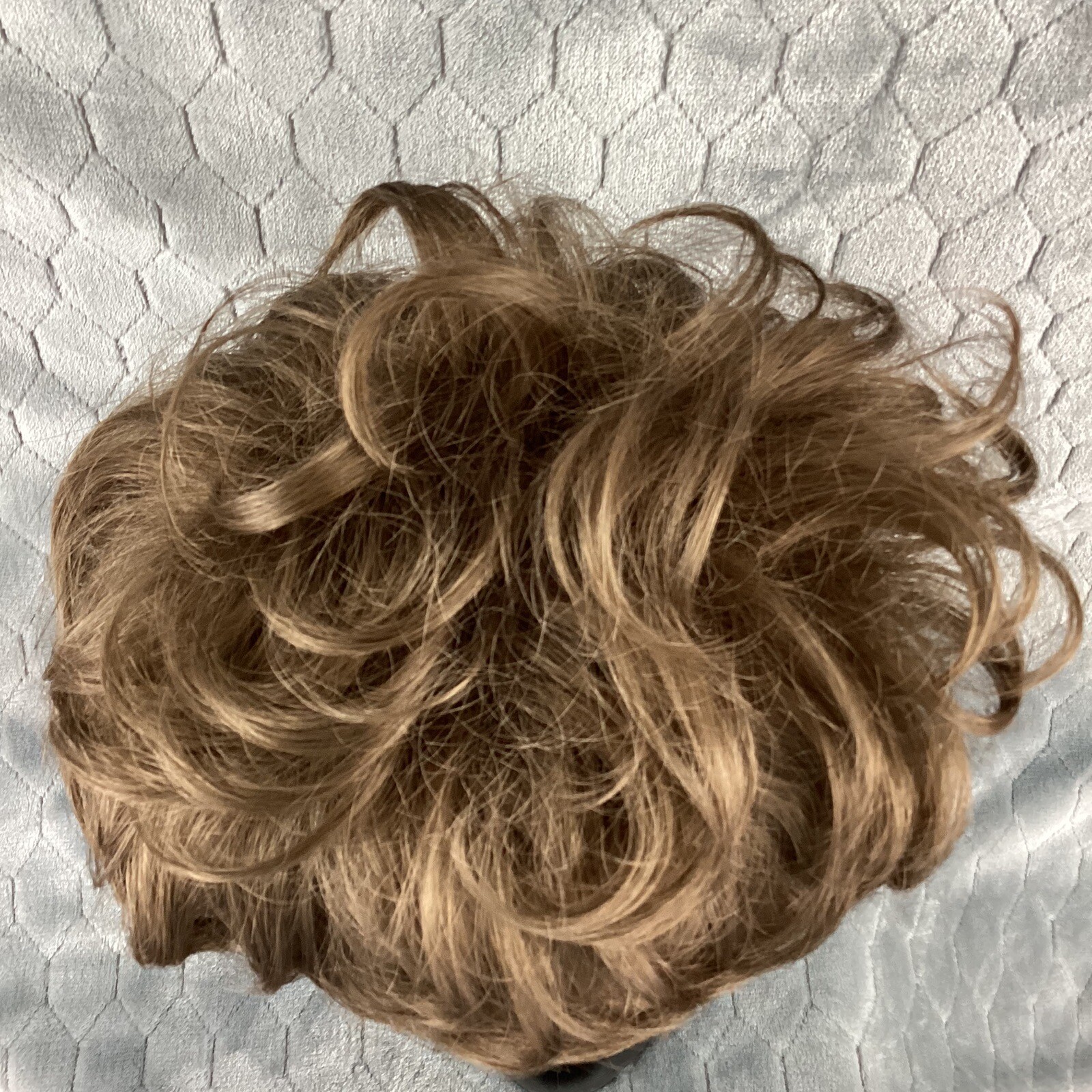 Aspen Wig Women’s Short Golden Brown Curls Waves Synthetic Fibers Messy Curls
