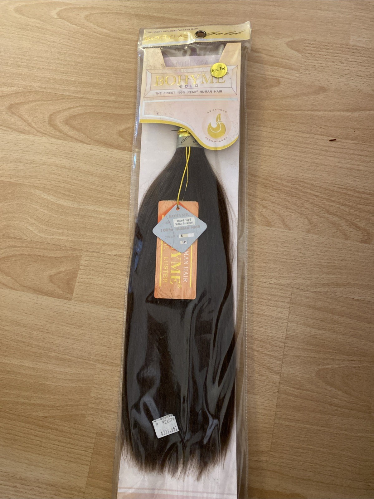 Bohyme Silky Straight Hand-Tied #4-14” Weft 100% Remi Human Hair
