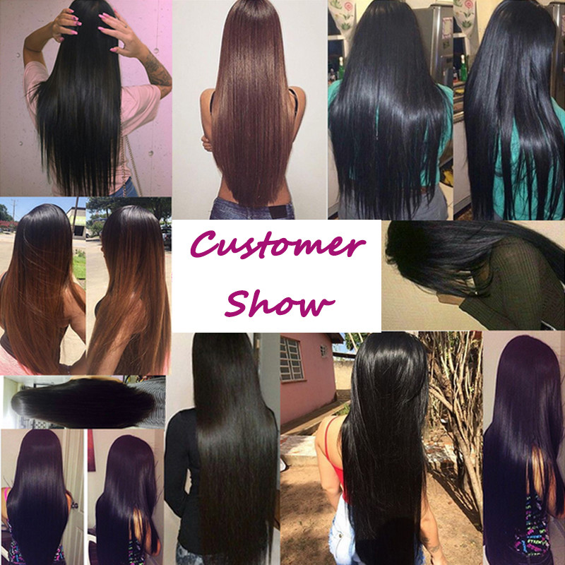 300g THICK 9A Virgin Peruvian 3 Bundles Human Hair Extensions Body Wave Straight