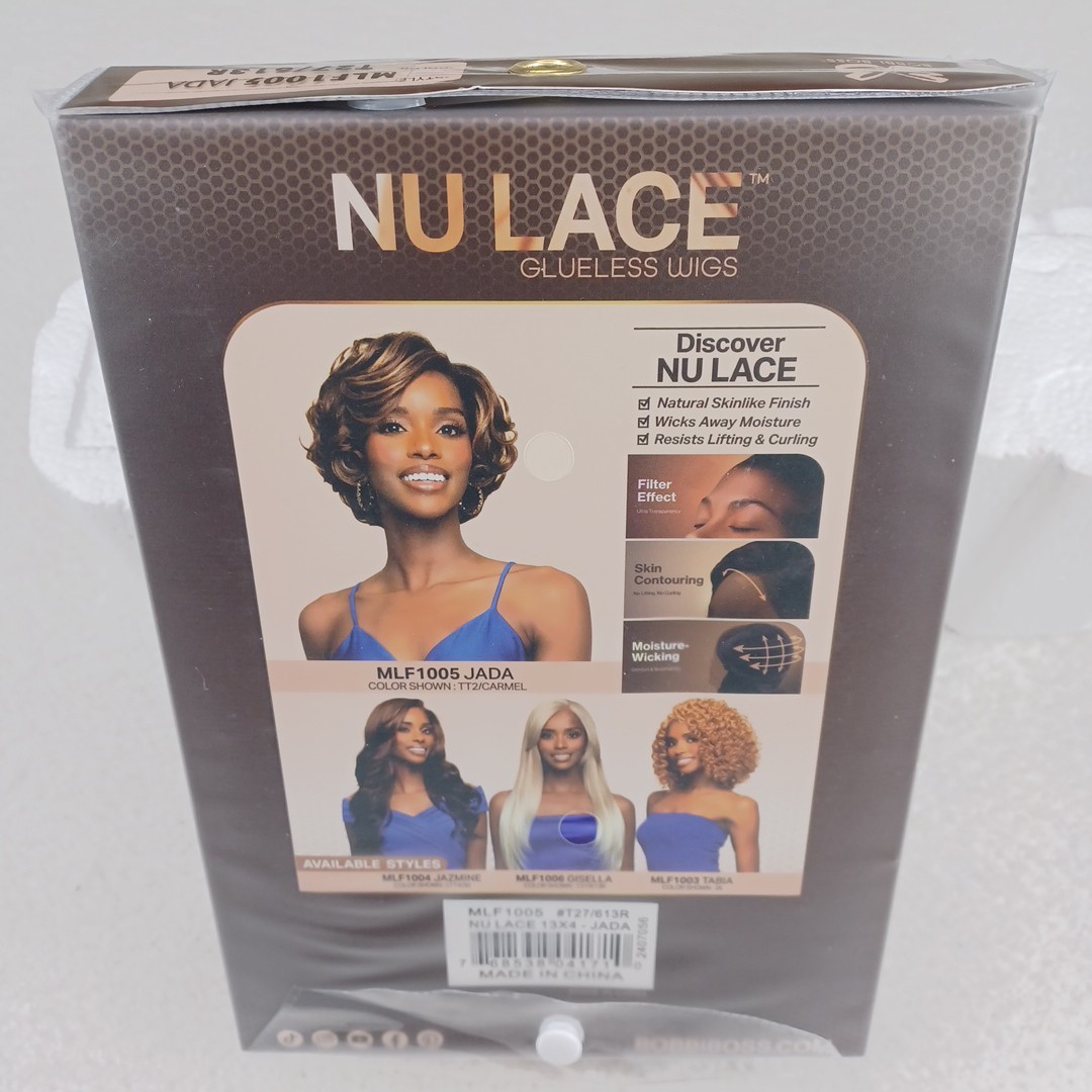 Nu Lace Glueless Wig MLF1005 JADA New Color:T27/613R Premium Synthetic Bobbi…