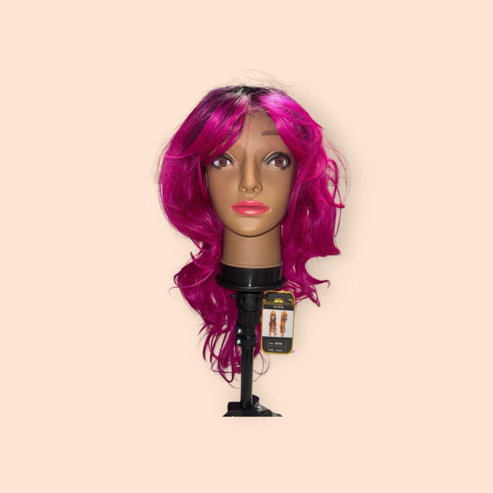 Vibrant Pink Synthetic Hair Wig Brand New