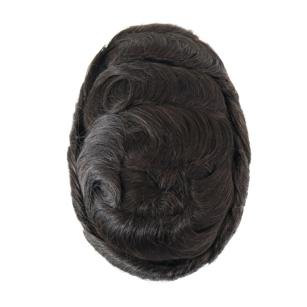 Men Toupee Hairpiece French Lace Hair System Replacement Poly Skin Australia 7×9
