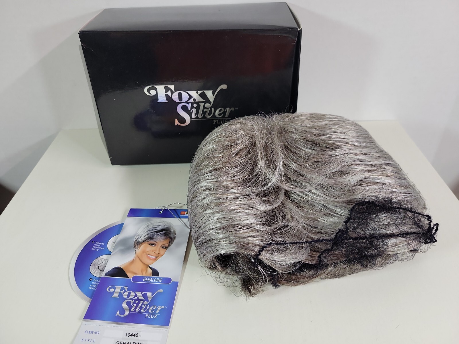 Wig Foxy Silver Plus 10446 Geraldine NEW IN BOX