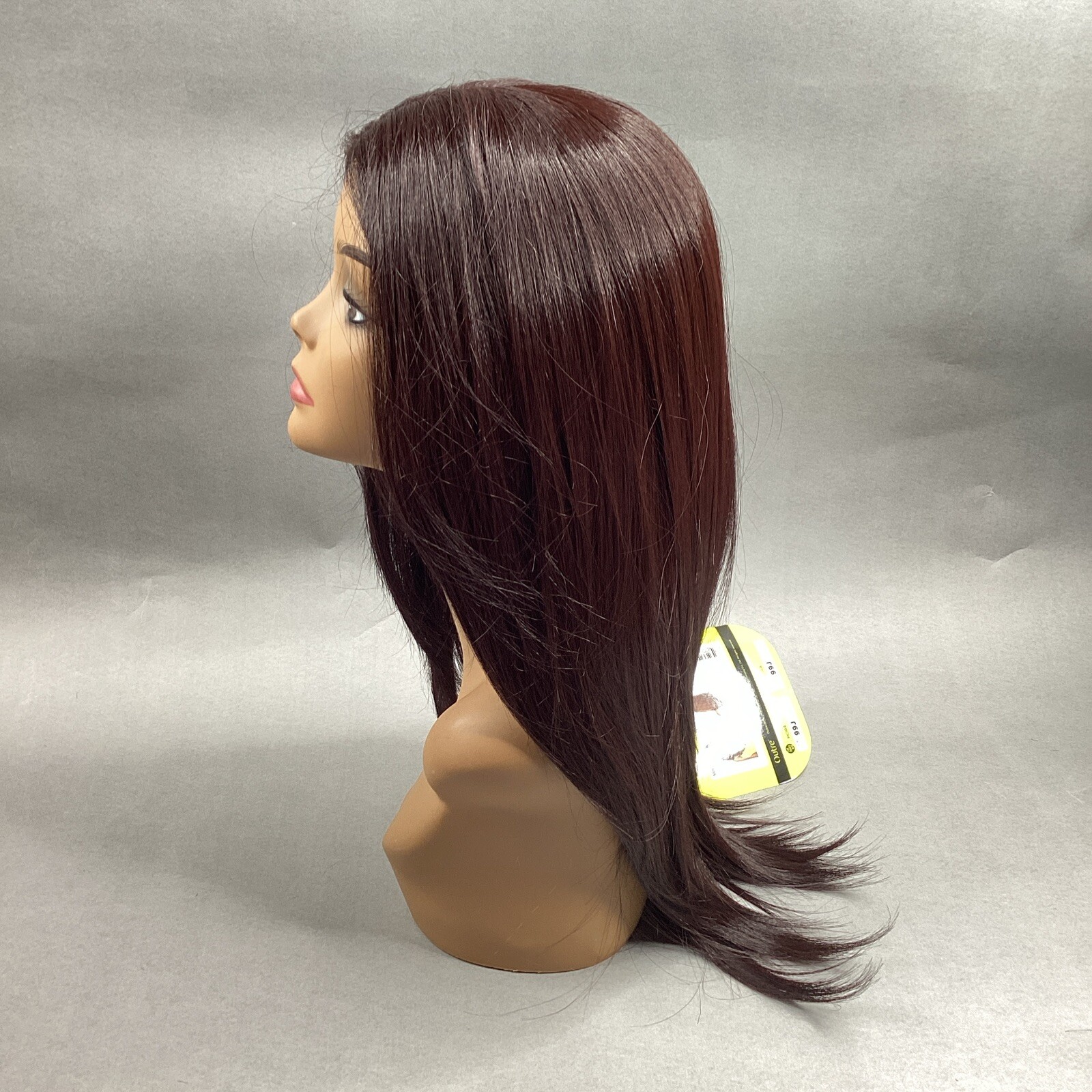 Moira Long Straight #99J Dark Plum Premium Synthetic Lace Part Wig