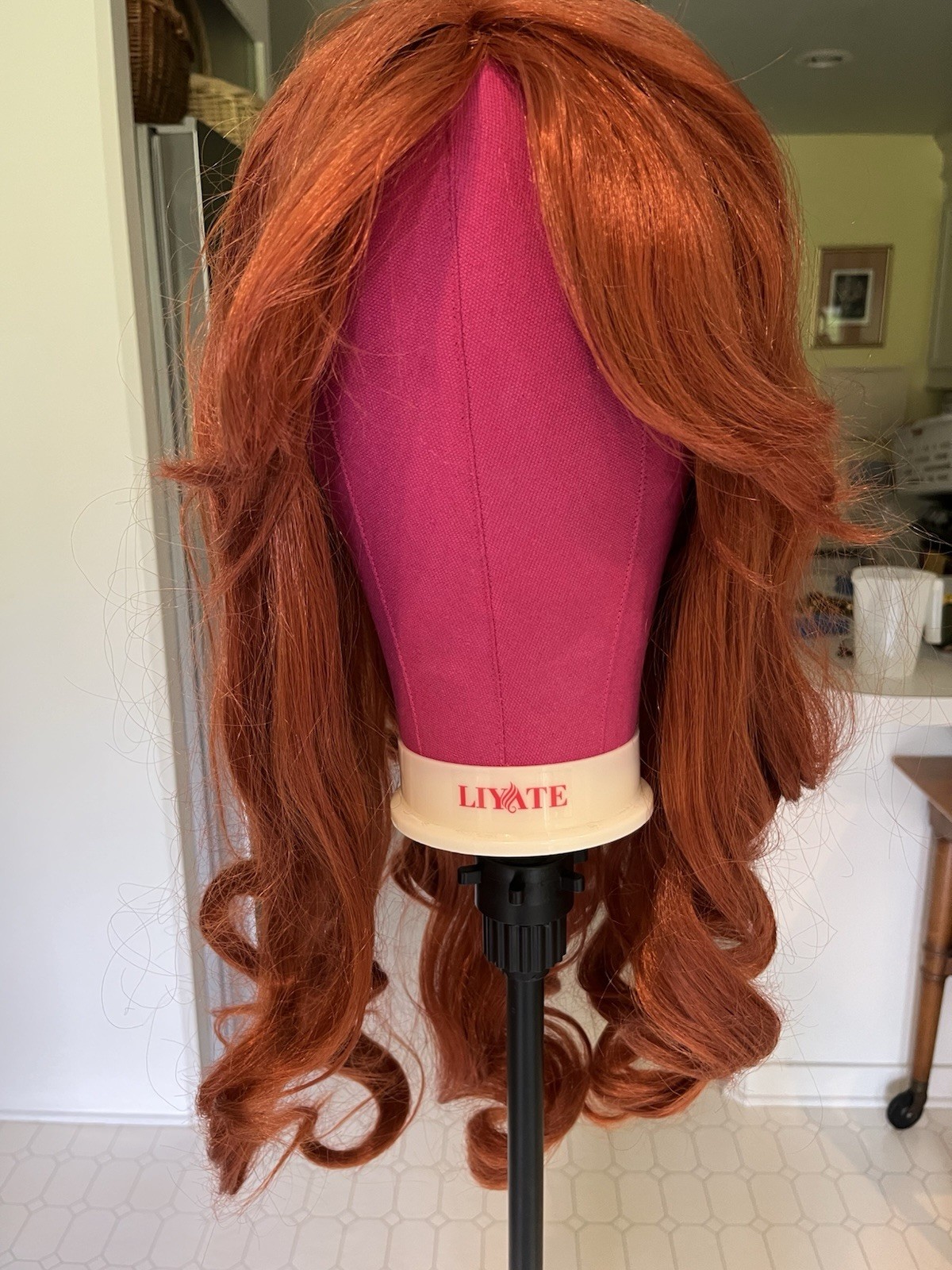 Bundle 3 Vintage Long Red/Long Blond Big Hair Wigs: Washed,Curled,Ready To Wear