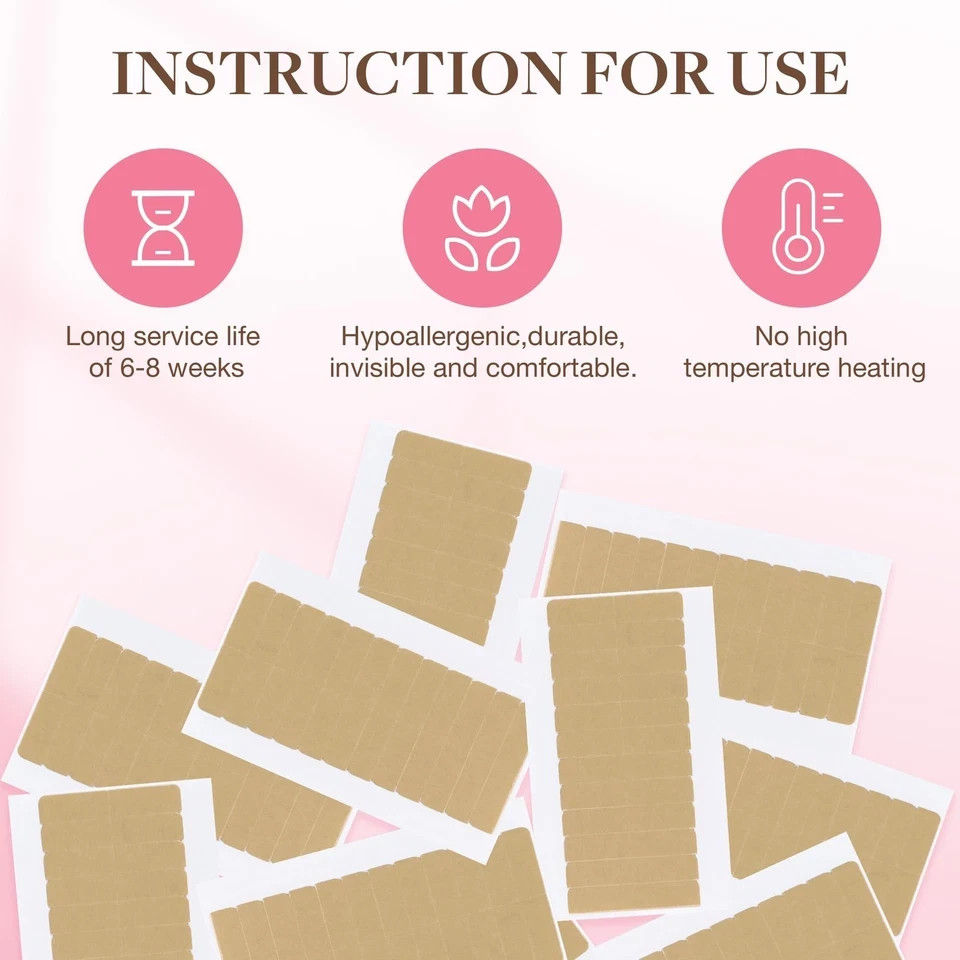 Goo Goo Hair Extension Double Sided Adhesive Replacement Tape, Profess