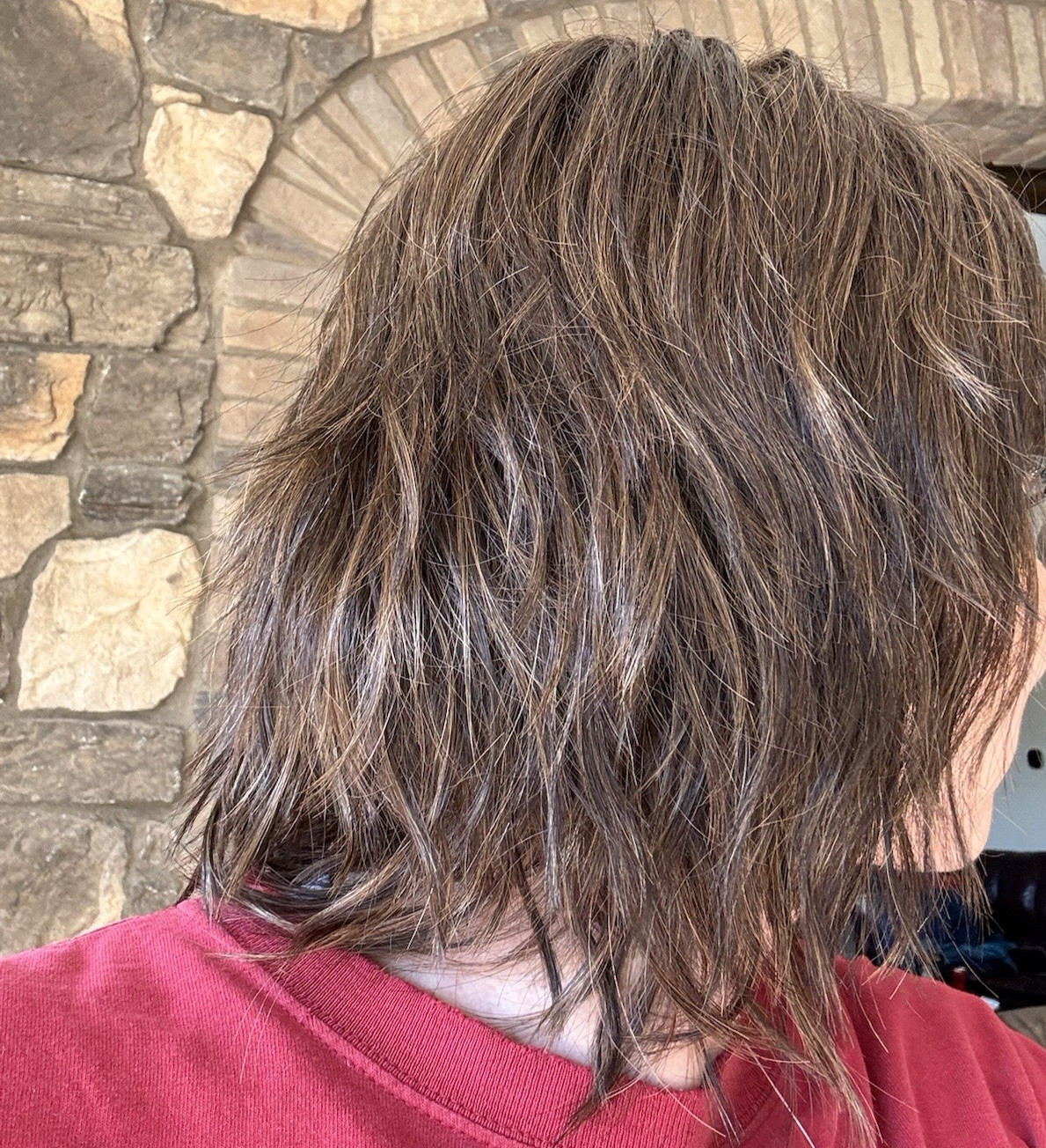Jones Wig by Estetica in R6/28F Chestnut Brown with Red Frost – Casual Style NEW