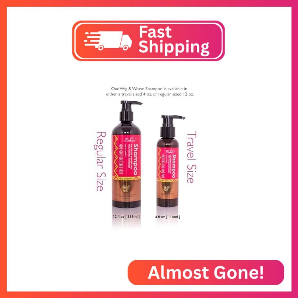 Esha Wig & Weave Revitalizing Shampoo – Human Hair & Synthetic Wigs, Weaves, Ext