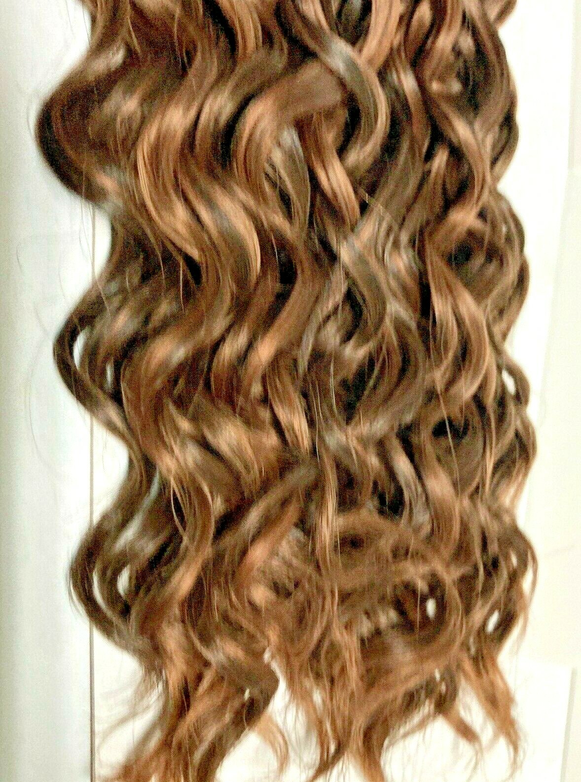 1 Pack Most Advanced Synthetic Wavy Hair Extensions Tangle Free 14″ Color F4/30
