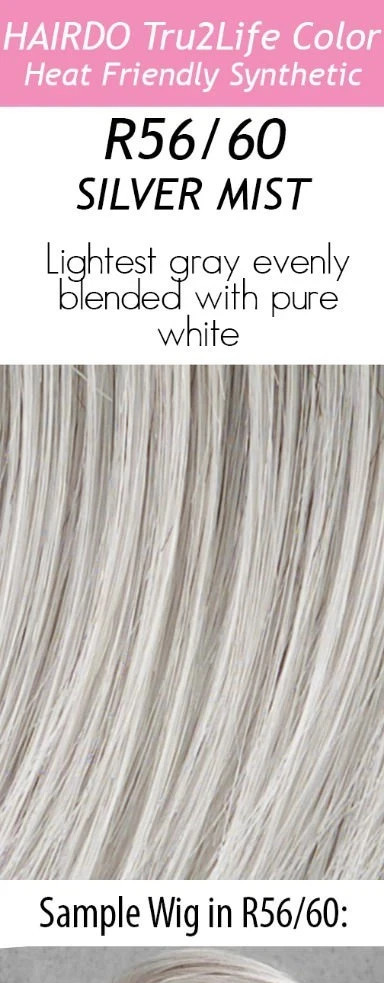 CLIP-IN BANGS by Hairdo Color Silver Mist/Light Grey