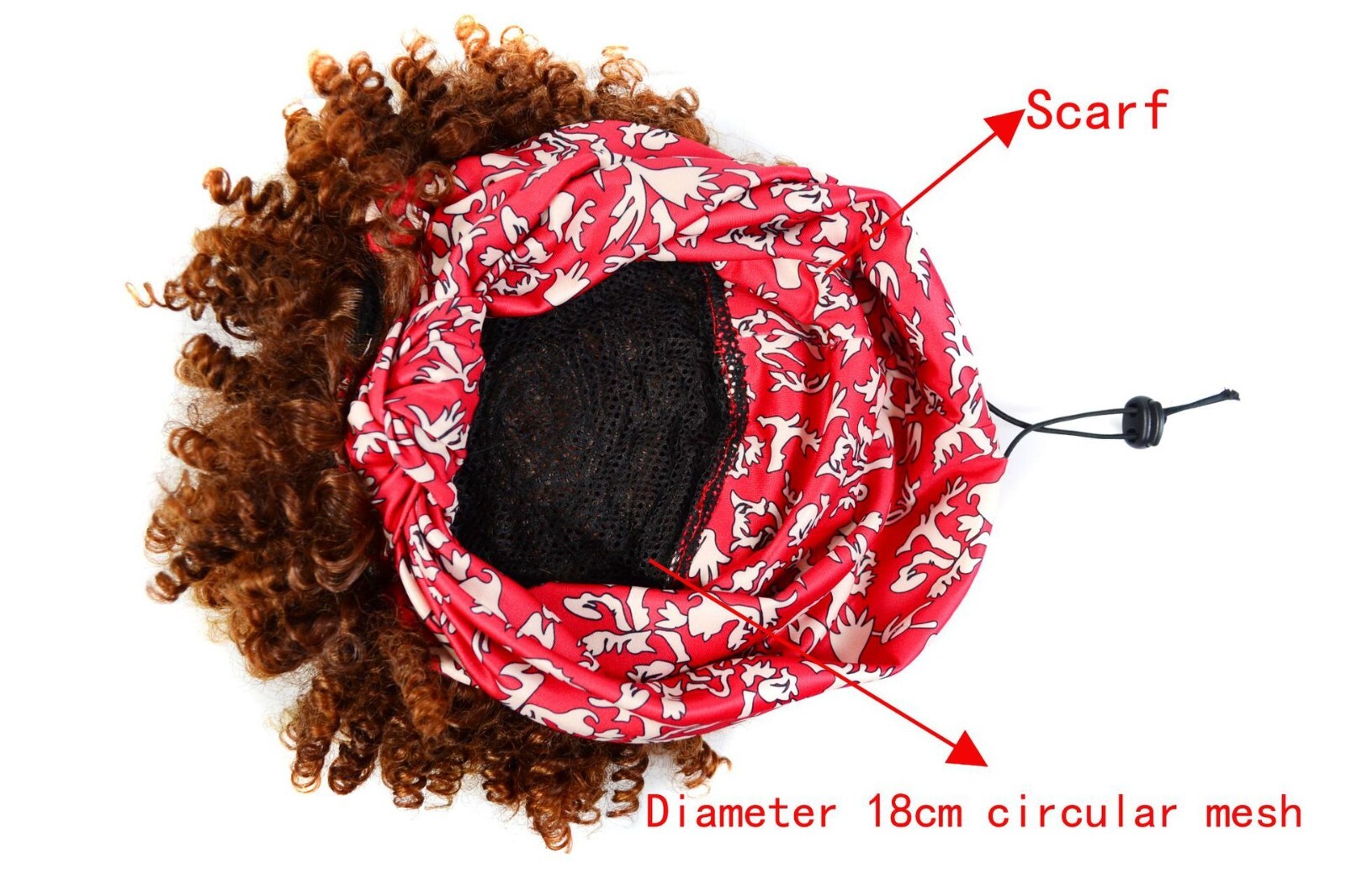 8″ Afro Faux Locs Headband Wigs Dreadlock Wigs for Women Twist Curly Hair Wigs