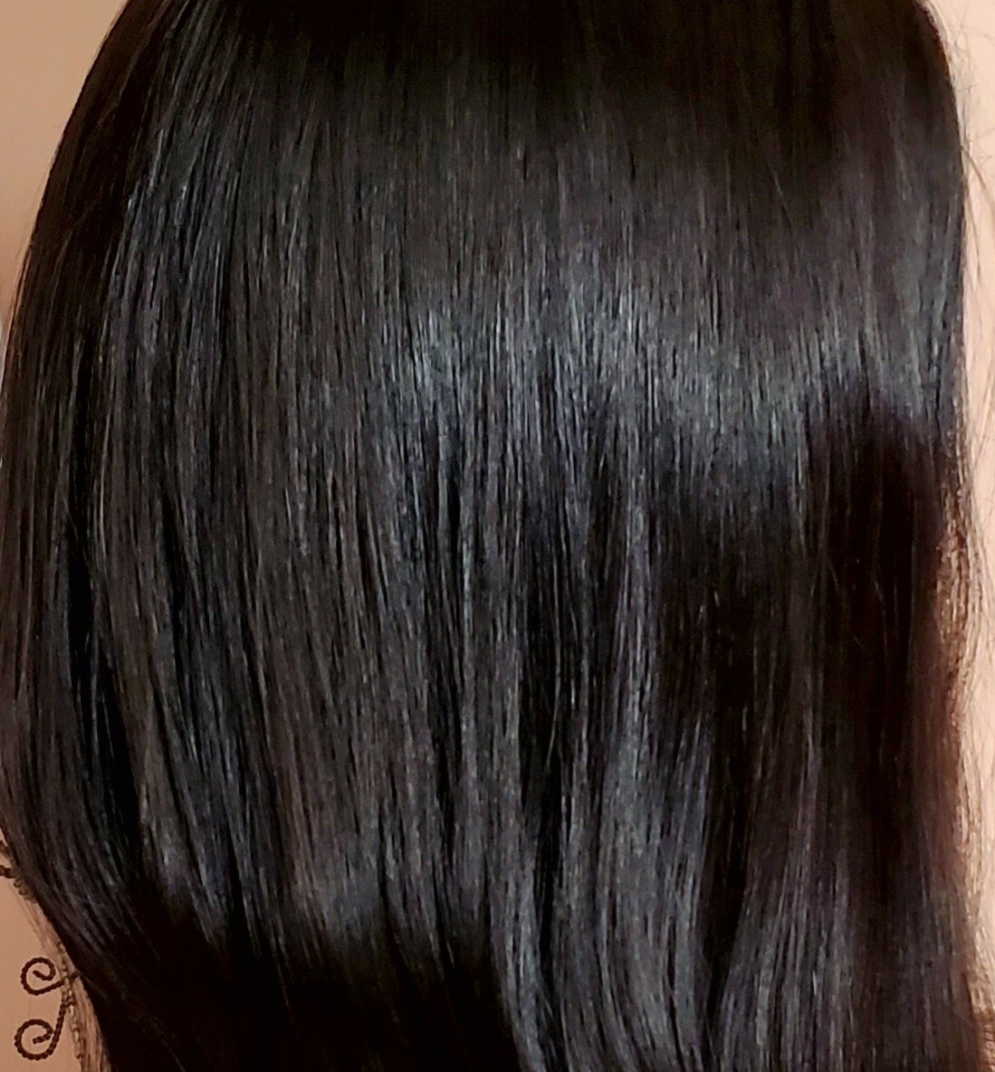 New 100% Virgin European Human Hair Wig | 18” Dark Brown | Skin Top