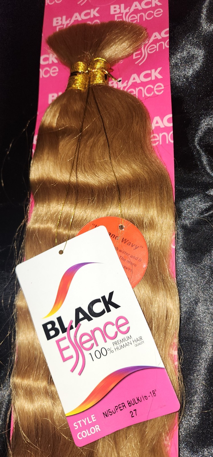 Black Essence 100% Human Hair Bulk Braiding Wet & Wavy / Straight 14″-20″ Multi