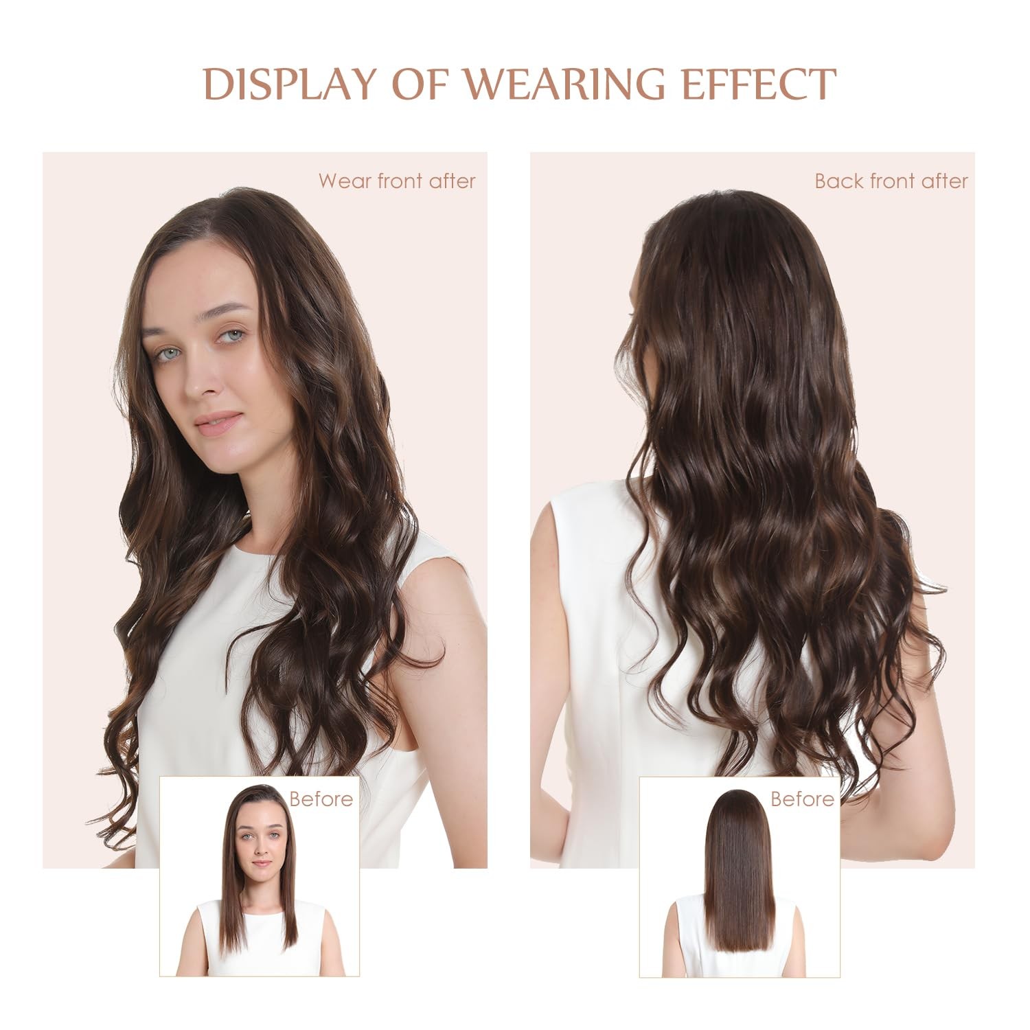 Clip in Hair Extensions 14 inch 130g Burgundy Red 100% Brazilian Remy – Soft