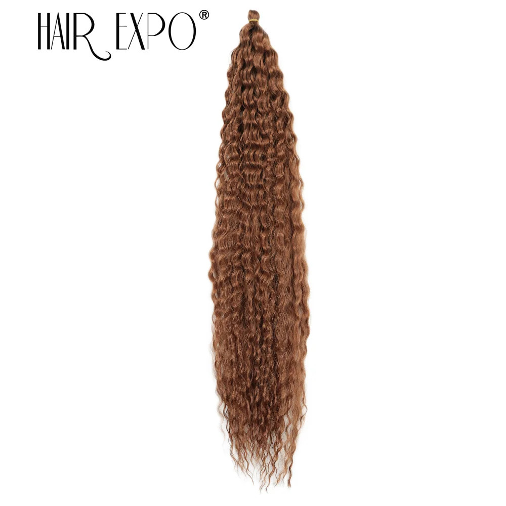 30 Inch Soft Synthetic Ariel Curl Deep Wave Twist Crochet Braids Hair Extensions