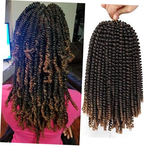 12 inch Spring Twist Crochet Braids Hair for 12 Inch (Pack of 3) M1B/27