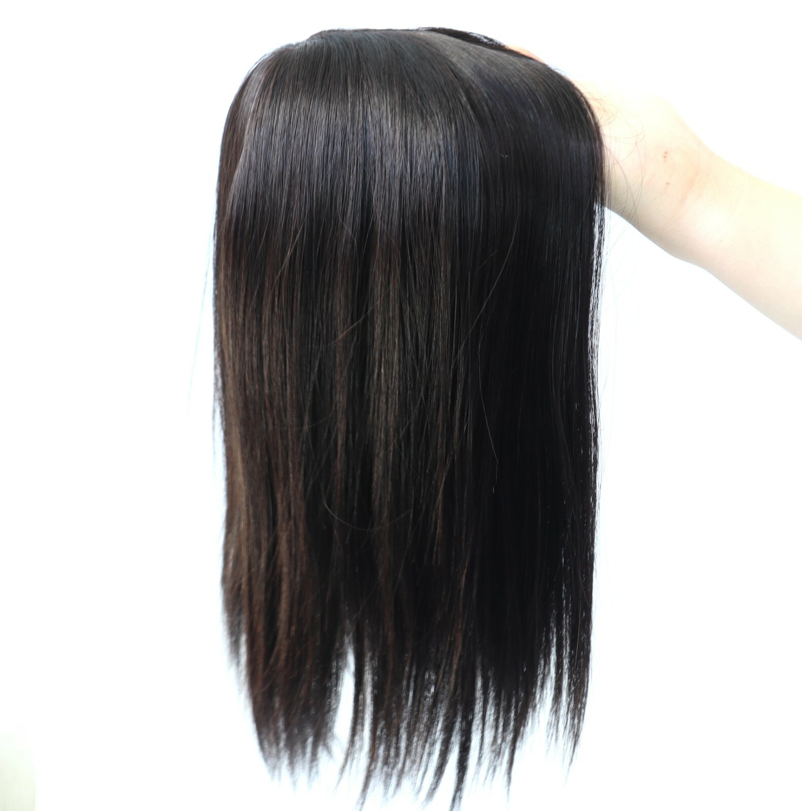 天然女式 Topper 中国 Remy 头发替换 Toupe Systems Top Piece16 英寸-