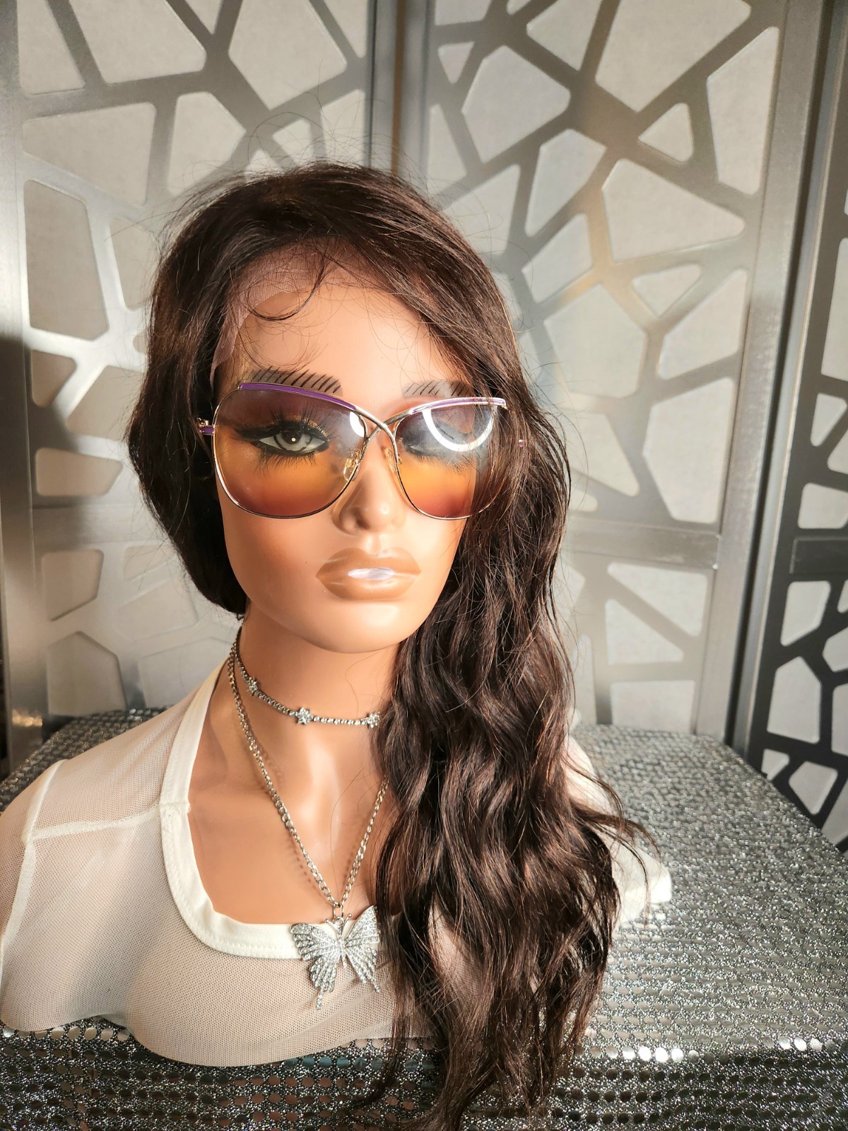 Brown Body Wave Wig 13×6 Lace Front 100% Human Hair Wig Virgin Remy Loose Wave