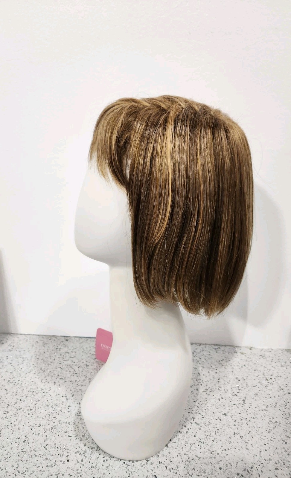 Riley by ESTETICA Designs Bob Wig RH268 Golden Brown w Copper Blonde Highlights