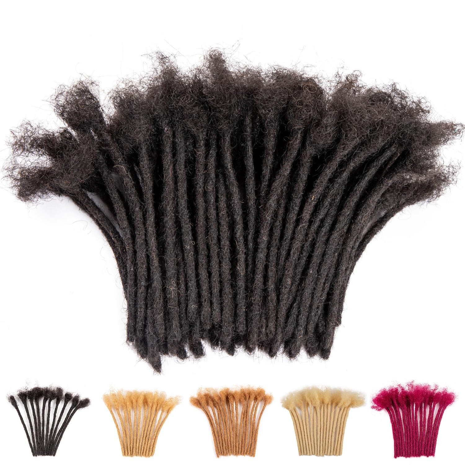 Afro Kinky Dreadlock Extensions 100% Human Hair